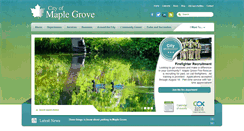Desktop Screenshot of maplegrovemn.gov